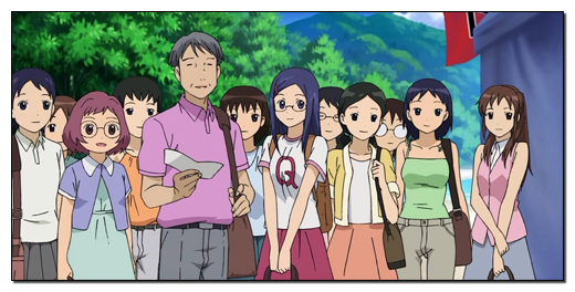 There's, like, not one male student in sight. There's, like, not one male student in sight.